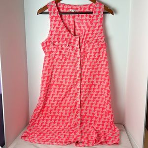 Old Navy lightweight summer neon dress above the knee. Md